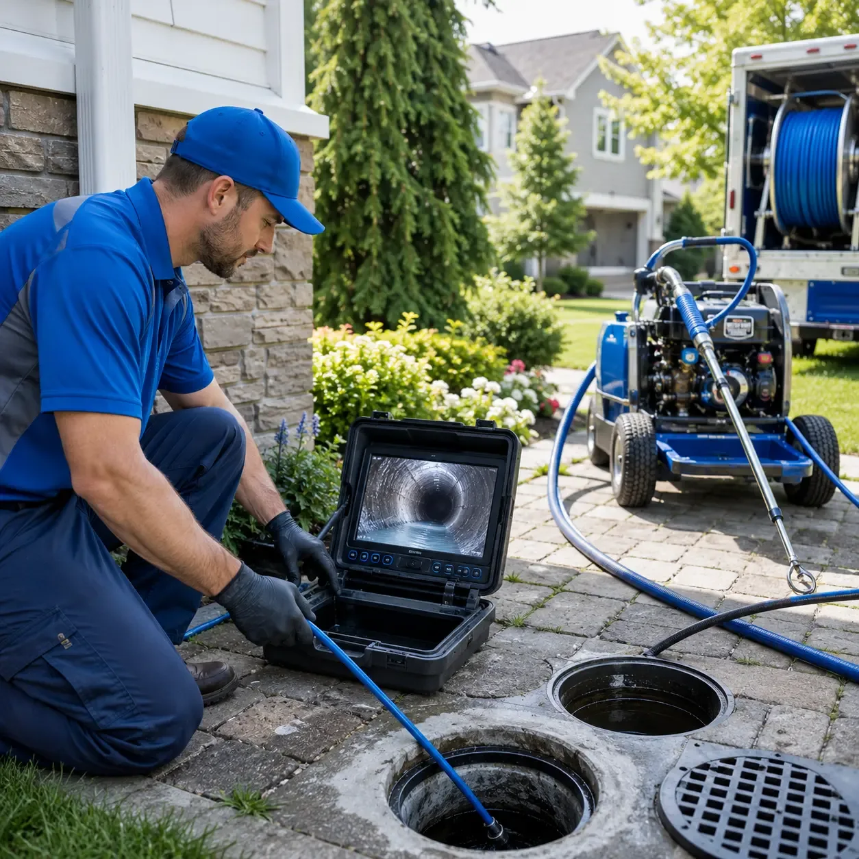 Outdoor drain cleaning professionals serving Prince Frederick, MD
